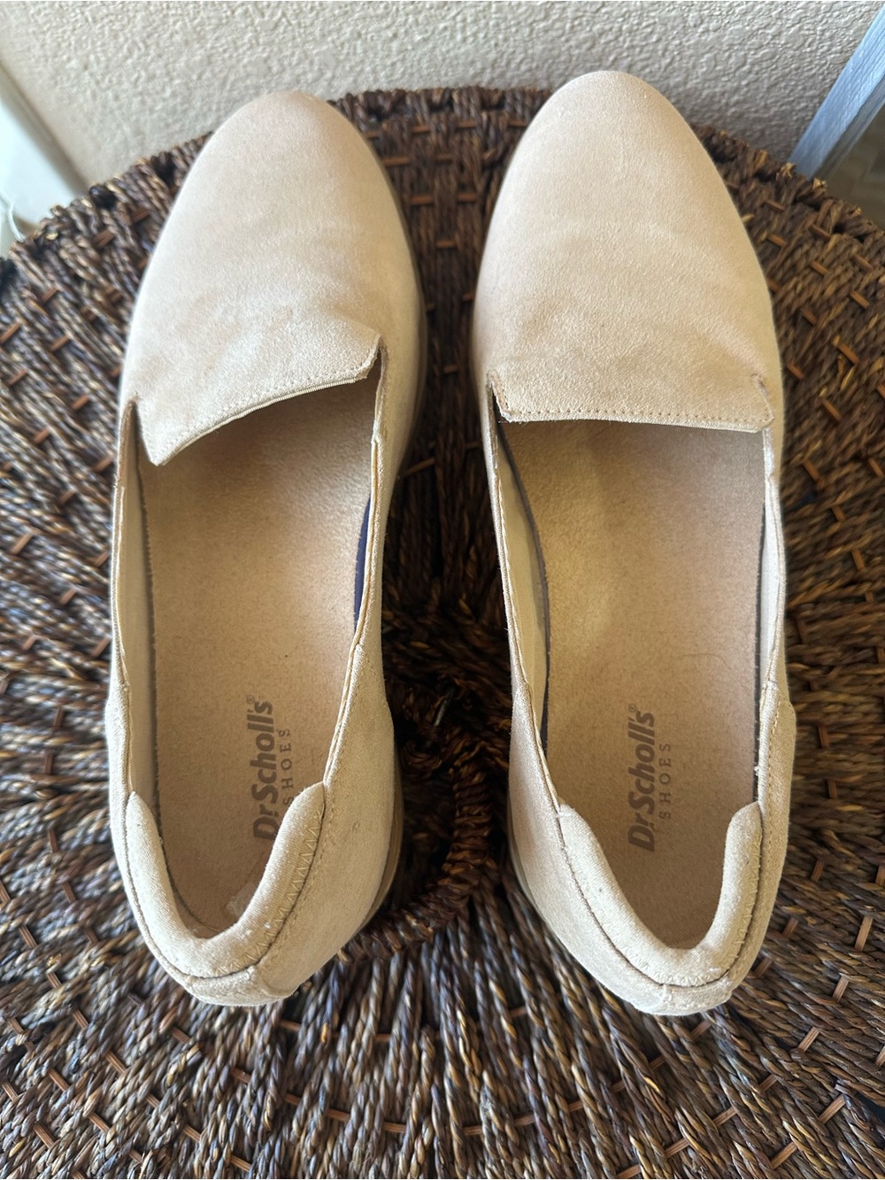 Dr. Scholl's Light Beige Slip-On Loafers